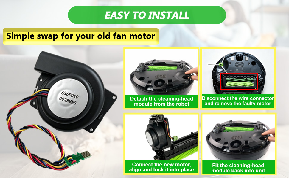 irobot roomba fan replacement