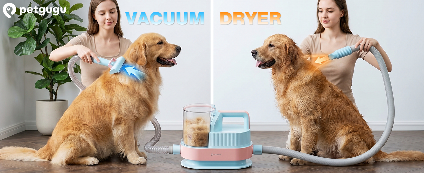 Dog Vacuum for Shedding Grooming