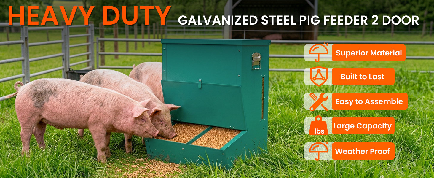 heavy duty pig feeder