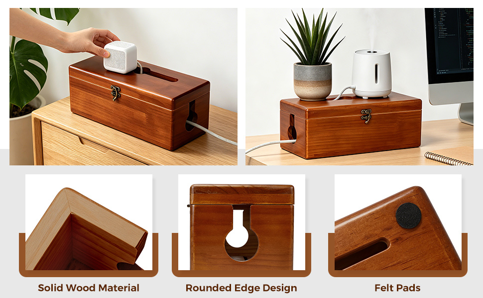 Cable Management Box with Latch