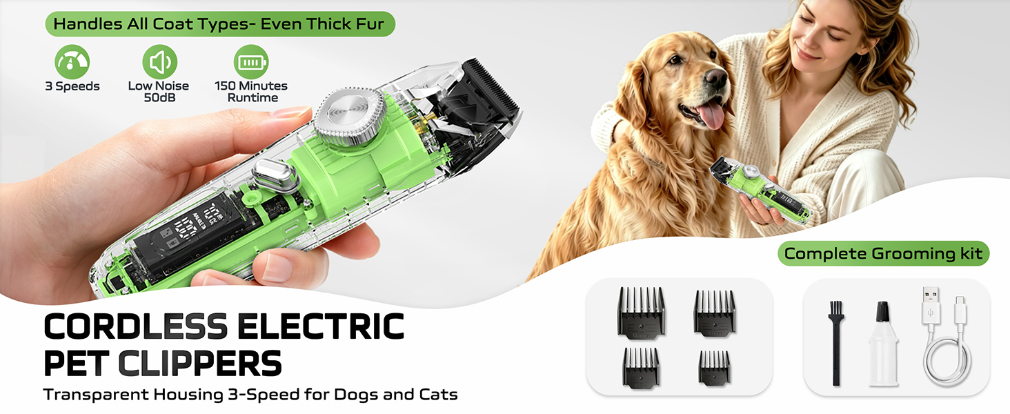 dog clippers for grooming thick hair