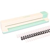 Craftelier - Minty Thermal Binding Machine with 3 Color Binding Spines Set, Book Binder for Scrap...