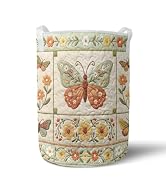 YDTOADDIT Quilted Laundry Basket with Handles, Collapsible Laundry Hamper | Tall Laundry Basket, ...