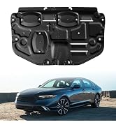 KEWISAUTO Steel Engine Splash Guard Skid Plate Under Engine Splash Shield Protection Cover Chassi...