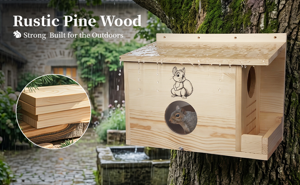 Designed Around Natural Squirrel Behaviors