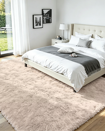 6x9 Area Rugs for Living Room, Bedroom, Ultra Soft Fluffy Shag Rug, Non-Slip & Non-Shedding, Fuzz...