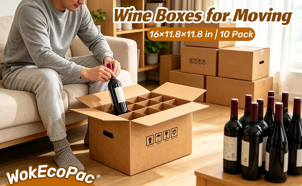 Wine Glass Moving Boxes