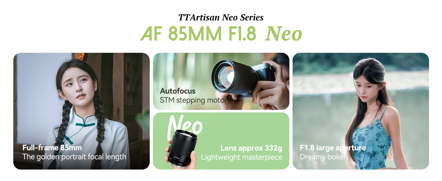 TTArtisan AF 85mm F1.8 Neo Full Frame Portrait Lens