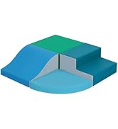 TODIBY Foam Building Blocks for Toddlers:12-Pieces Wipeable Leather Stacking Cubes Kids - Large S...