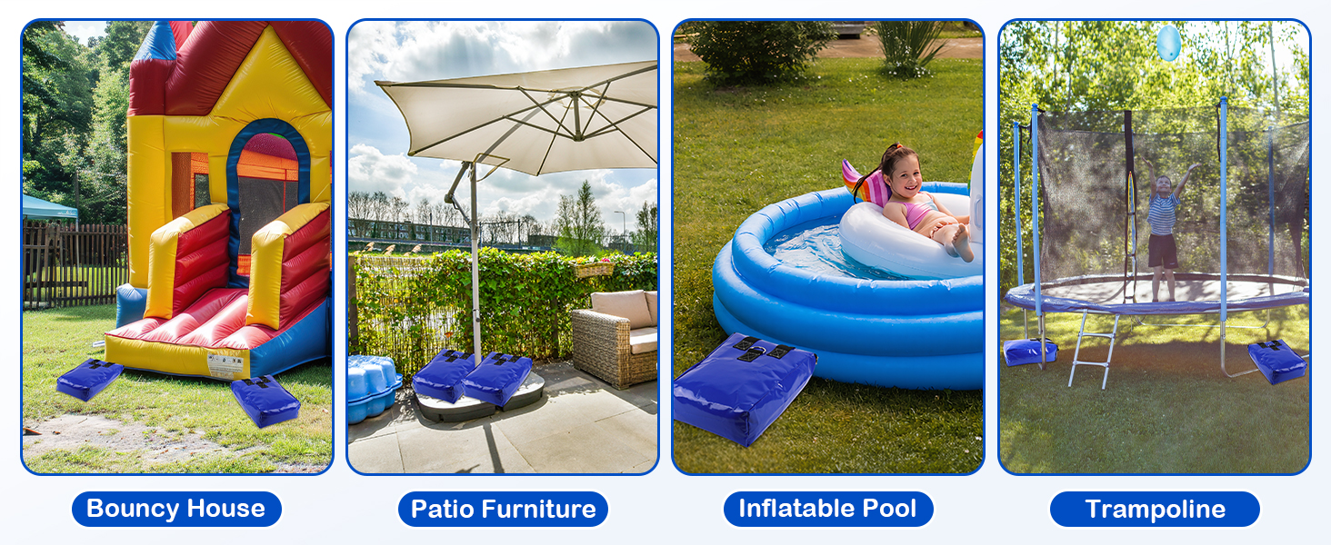 inflatable bounce house sand bags