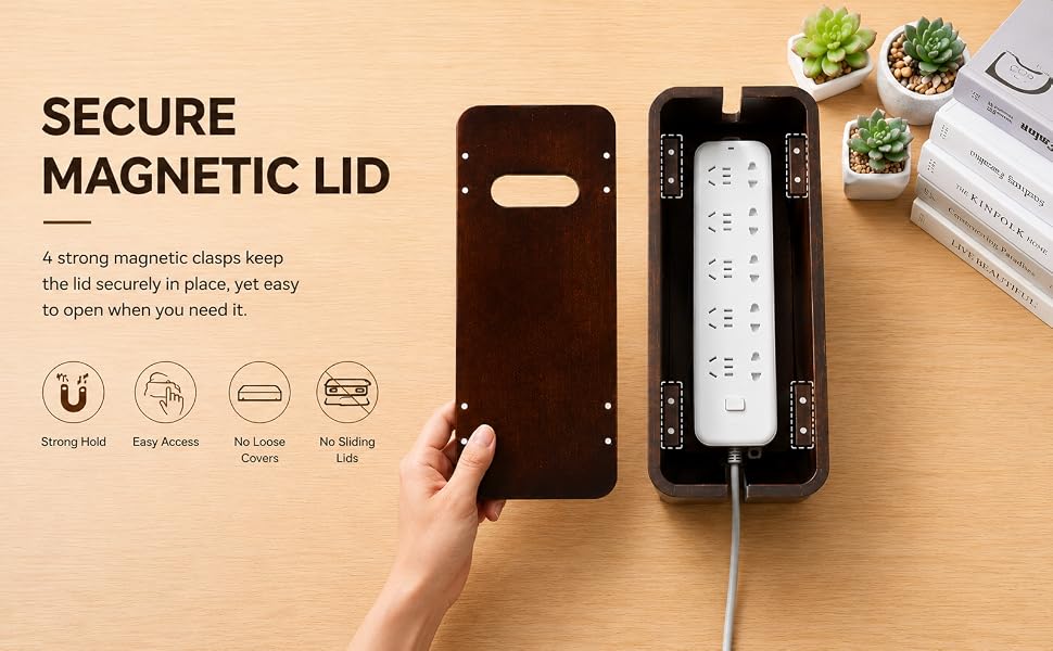 Wooden Cord Hider & Organizer-hotlea