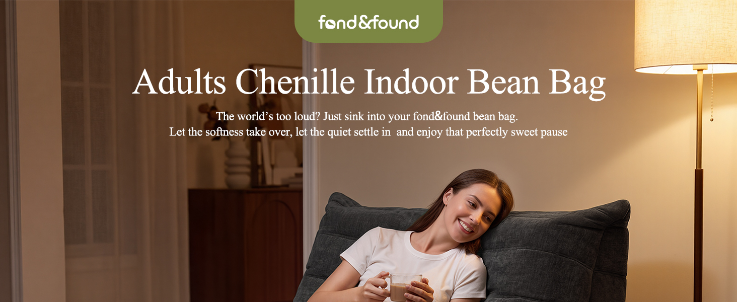 Adults BeanBag Chair Bean Bag Couch for Bedroom Living Room