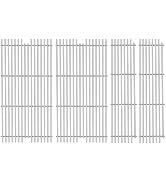 Tmozyar 18" Ceramic Briquette Tray Heat Plates, Burner Cover with briquettes Replacement for Viki...