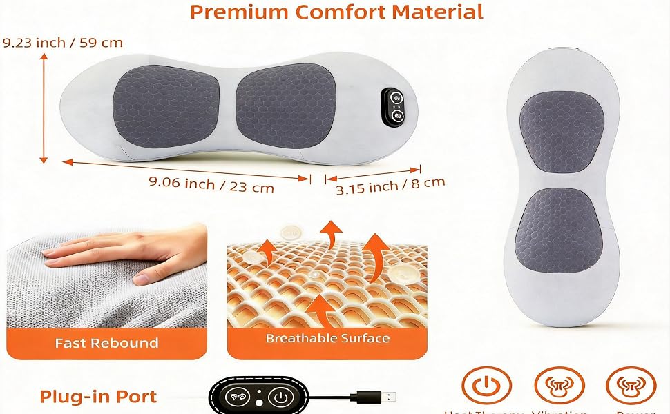 corded electric,heat function,vibration massage ,spinal traction