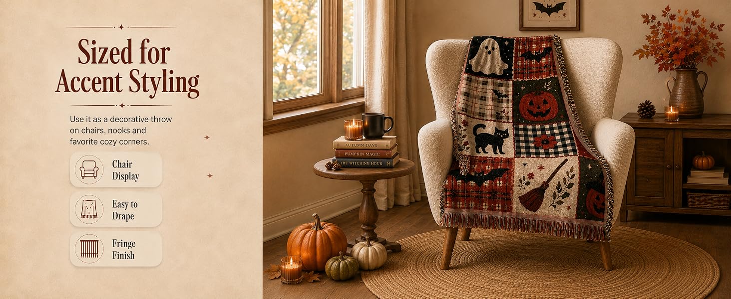 cat tapestry halloween color blanket 90s fall decor patchwork throw blanket witch blanket
