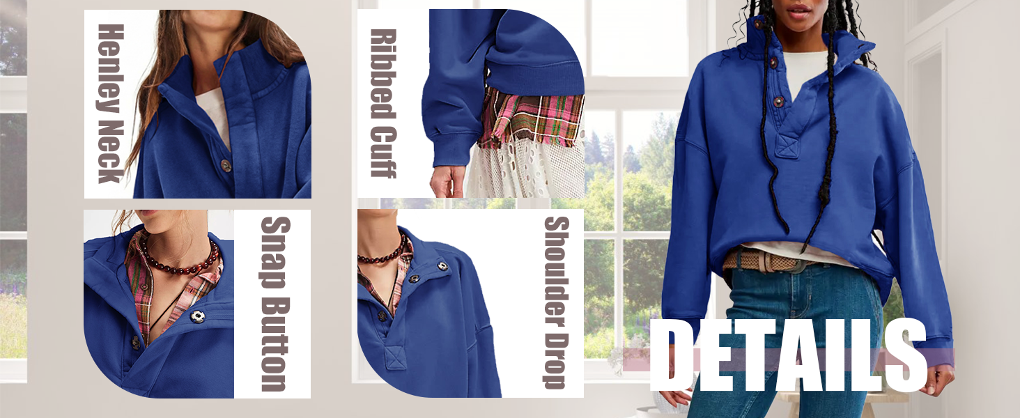womens henley tops