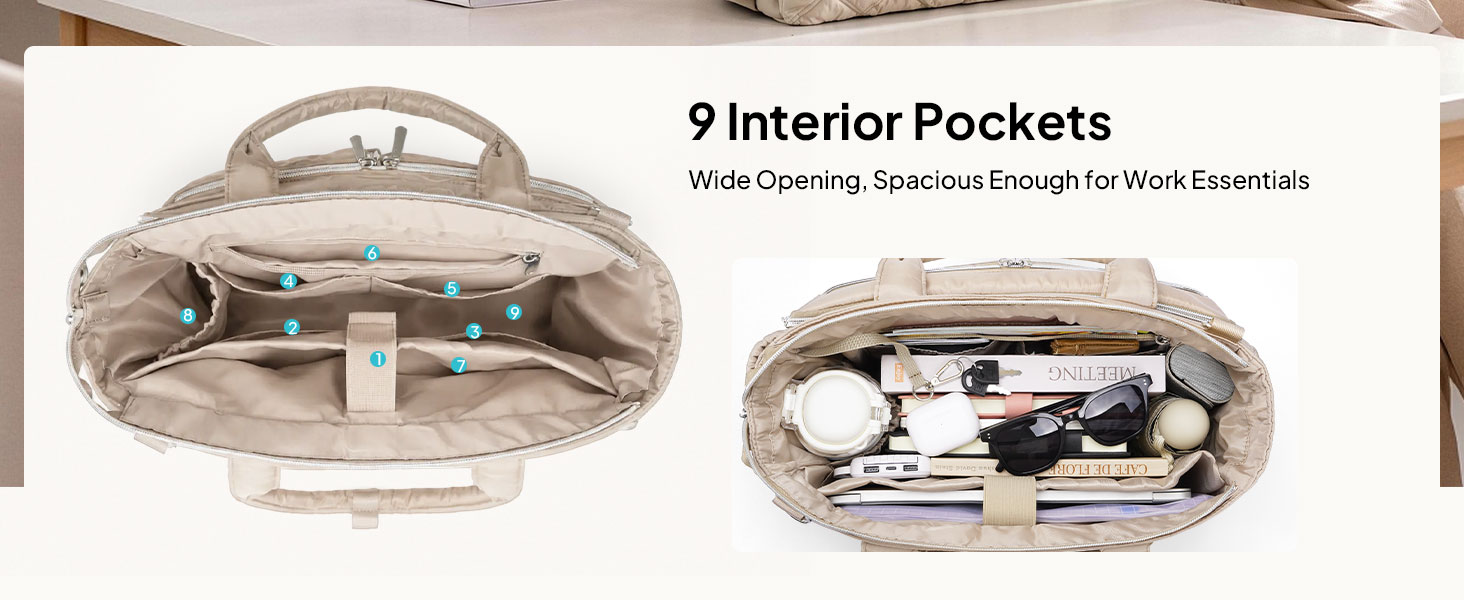 laptop bag with multiple pockets