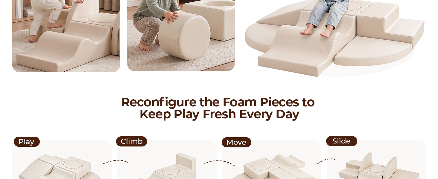 baby climbing blocks