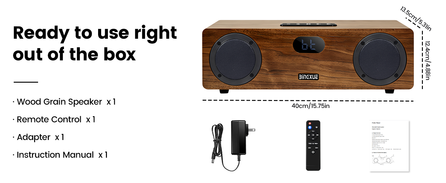 Bluetooth Speakers Wireless with Subwoofer 60W 2.1 Channel & Multi-Connection Dual Control