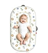 Huggynest Baby Lounger,Soft 100% Cotton Newborn Lounger,Animal World Pink | CPSC Compliant,Breath...