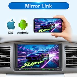 double din radio apple carplay