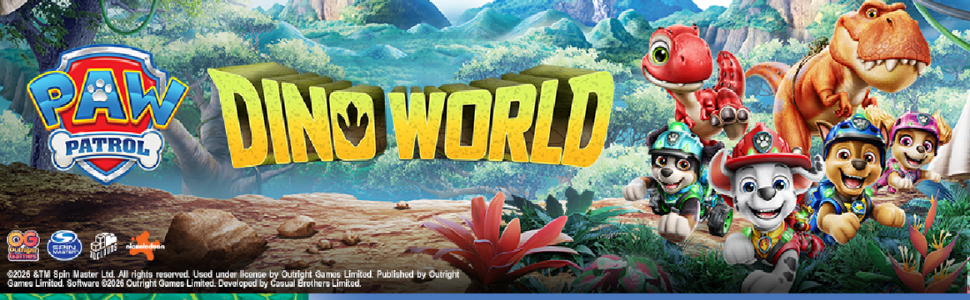 Paw Patrol Dino World PlayStation 4 PS4 video game PlayStation 5 PS5 Xbox Series X Nintendo Switch