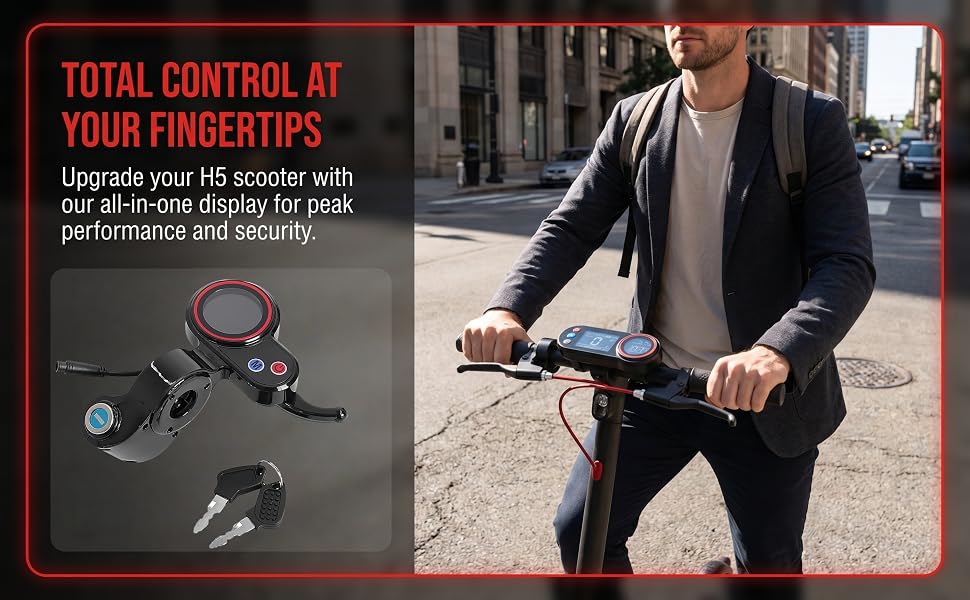 H5 electric scooter LCD display throttle controller