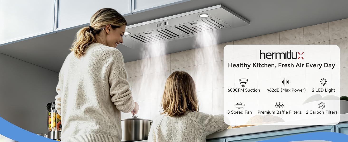 hermitlux insert range hoods