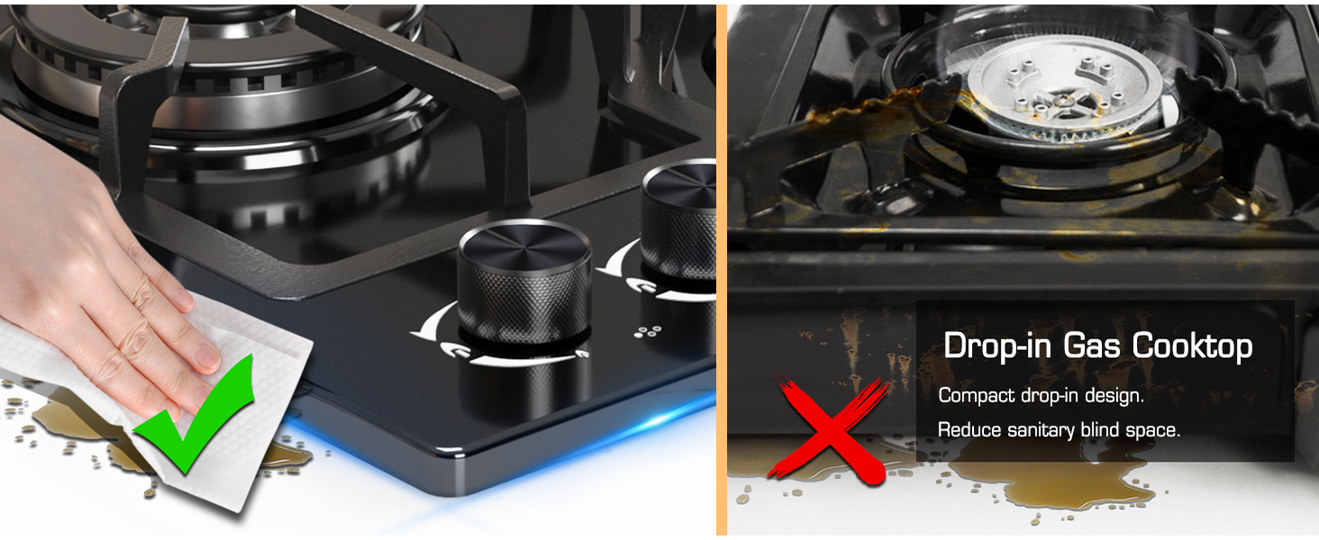 24 inch gas cooktop