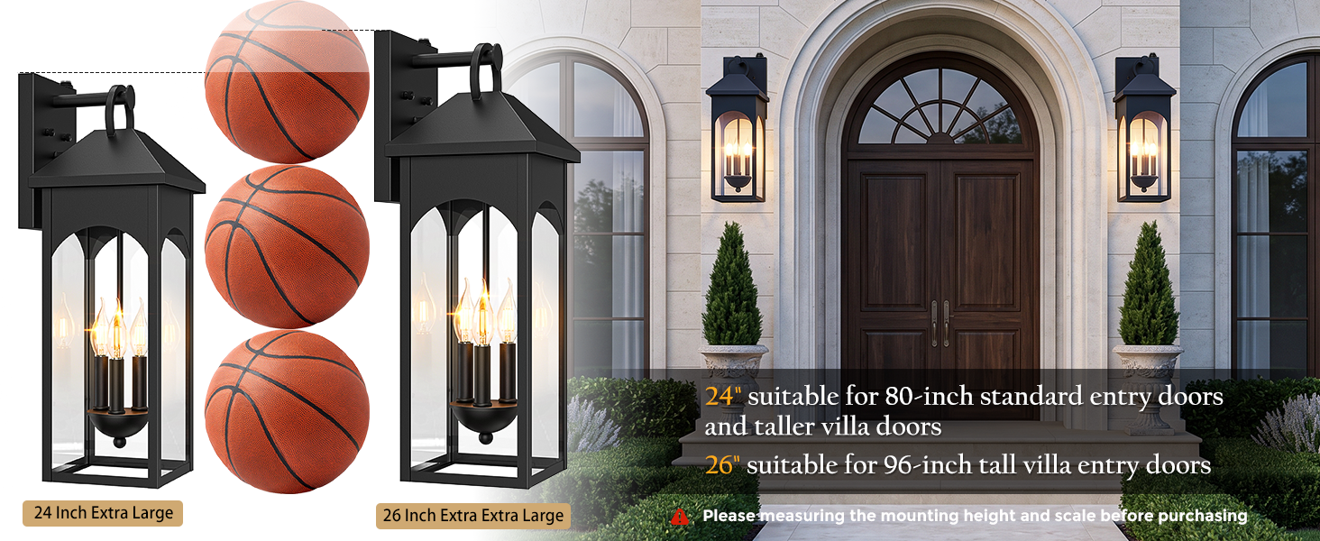 dusk to dawn outdoor light fixture extra large