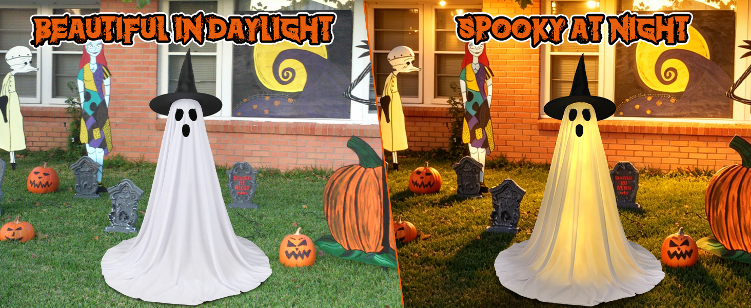 halloween ghost yard decor