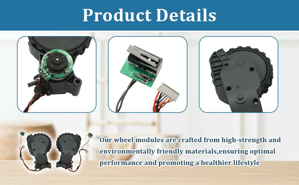 Roborock Q5,Q7,Q7 Max,S5 Max Left and Right Drive Wheel Motor Modules