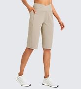 baleaf Womens Travel Pants with 6 Pockets Work Lightweight Stretch Ankle Petite Dressy Casual Gol...