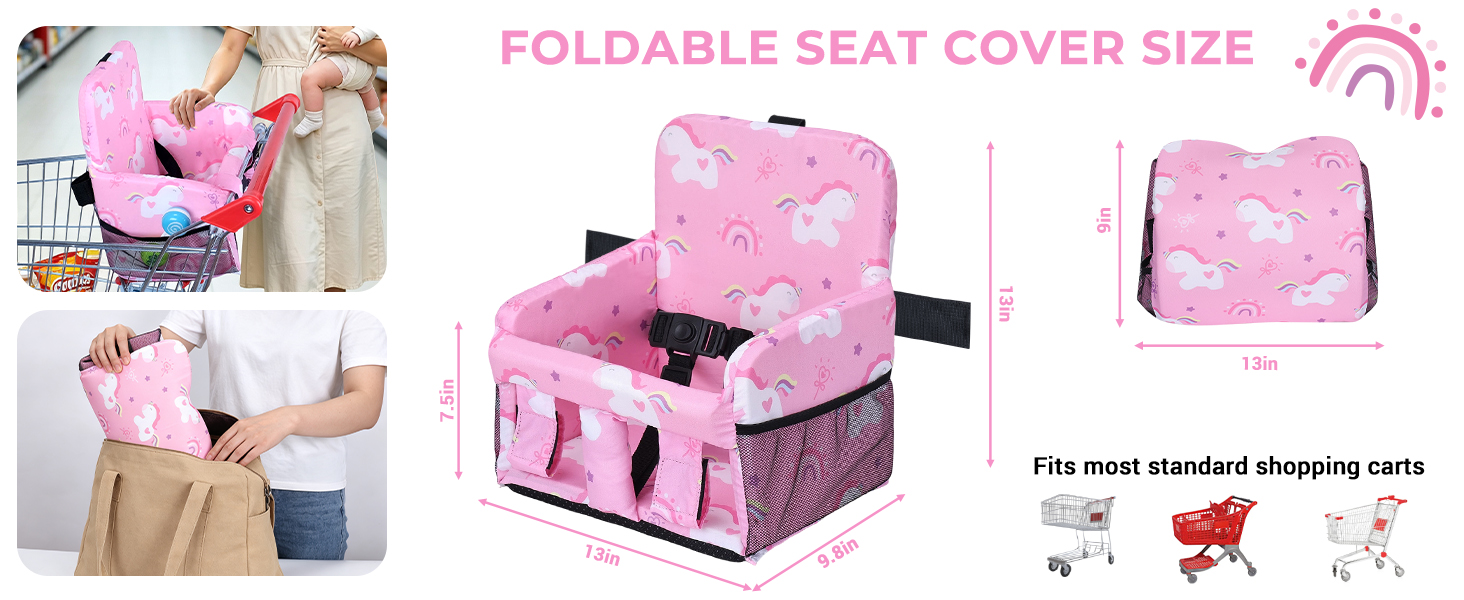 baby shopping cart cover