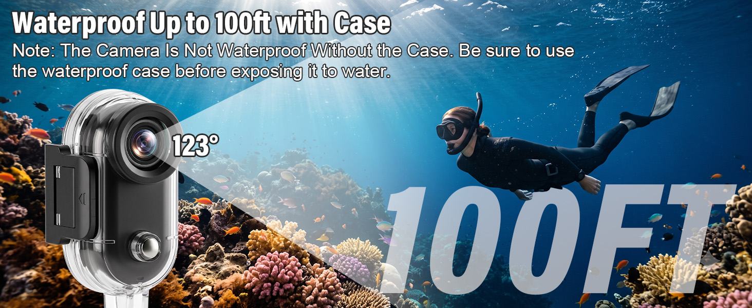 waterproof action camera