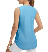 baleaf Women's Capri Pants Wide Leg with 4 Pockets Yoga Dress Capris High Waist Cropped Pants Loo...