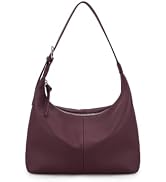 befen Genuine Leather Slouchy Hobo Bags for Women, Work Shoulder Purses | Small Casual Underarm H...