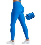 AVGO Women's Fleece Lined Leggings Invisible Scrunch Tights Winter Thermal Warm High Waisted...