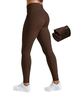 AVGO Women's Fleece Lined Leggings Invisible Scrunch Tights Winter Thermal Warm High Waisted...
