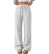 Trendy Queen Womens Wide Leg Sweatpant Lounge Travel Pants | Fall Winter Fashion Outfits 2026 Bag...
