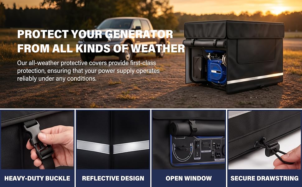 Running generator cover