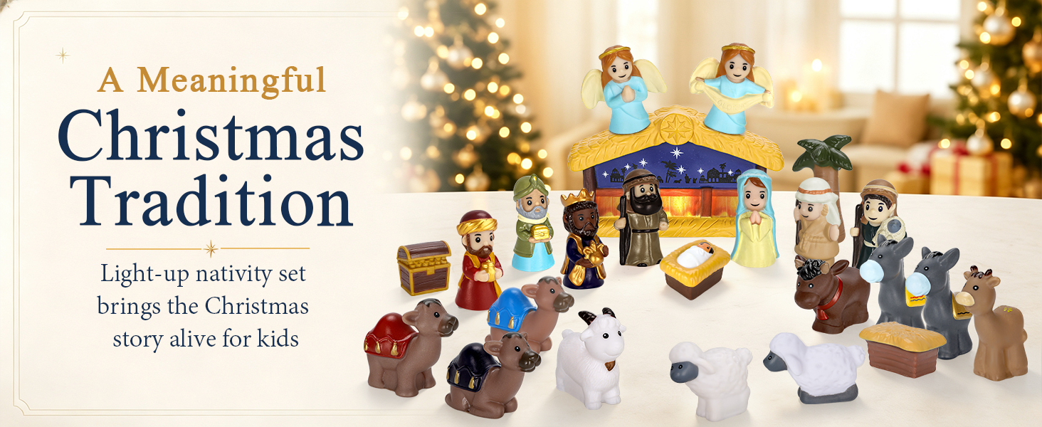 Kids Nativity Set