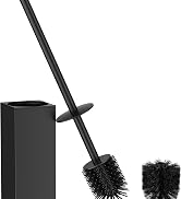 FORIOUS SUS304 Toilet Brush, Toilet Bowl Cleaner Brush and Holder Set | Gold, Extended Handle, Re...