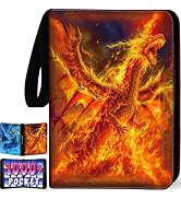 1008 Card Binder 9 Pocket, 3-Ring Trading Card Binder with 56 Page Removable Sleeves, High Storag...