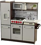 KidKraft Vintage Wooden White Play Kitchen with 9 Accessories