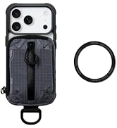 bitplay Magnetic Quilted Mini Pouch, Magsafe Compatible Phone Pouch, Everyday Carry Card Holder w...