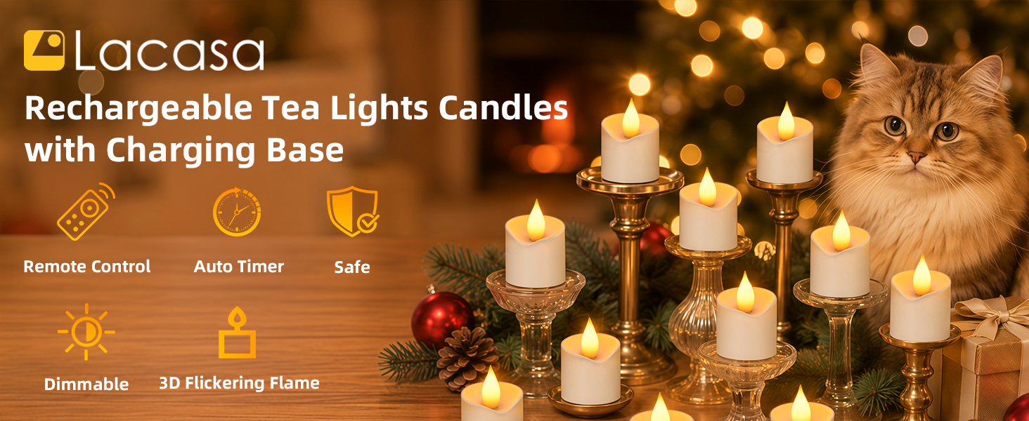 Rechargeable LED Tea Lights