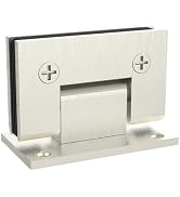 AatrixQuayn 90 Degree Glass Shower Door Hinges Heavy Duty Solid Brass, Shower Door Hardware Repla...
