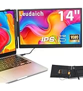 Triple Screen Laptop Extender - 14" Portable Monitor, Ultra-Thin FHD 1080P Travel Display | Plug ...