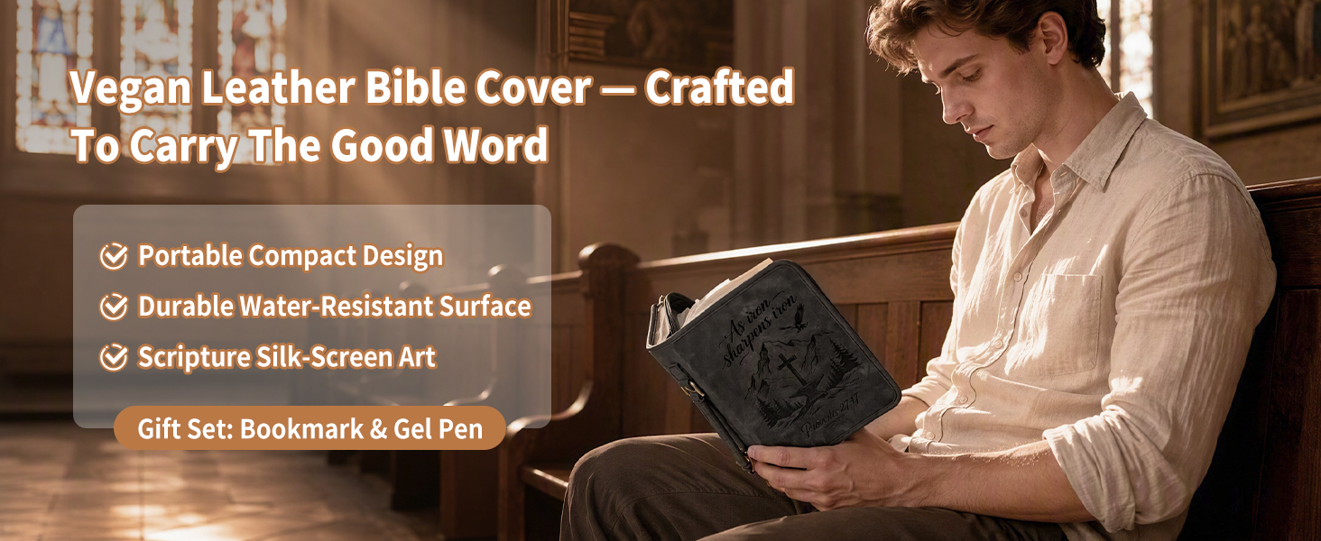bible cover for men